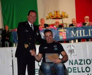 Il C.A.N.De Felice con il Campione di Paracanoa S. Ravalli